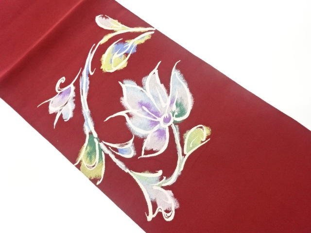 リサイクル　綴れ花模様織出し名古屋帯